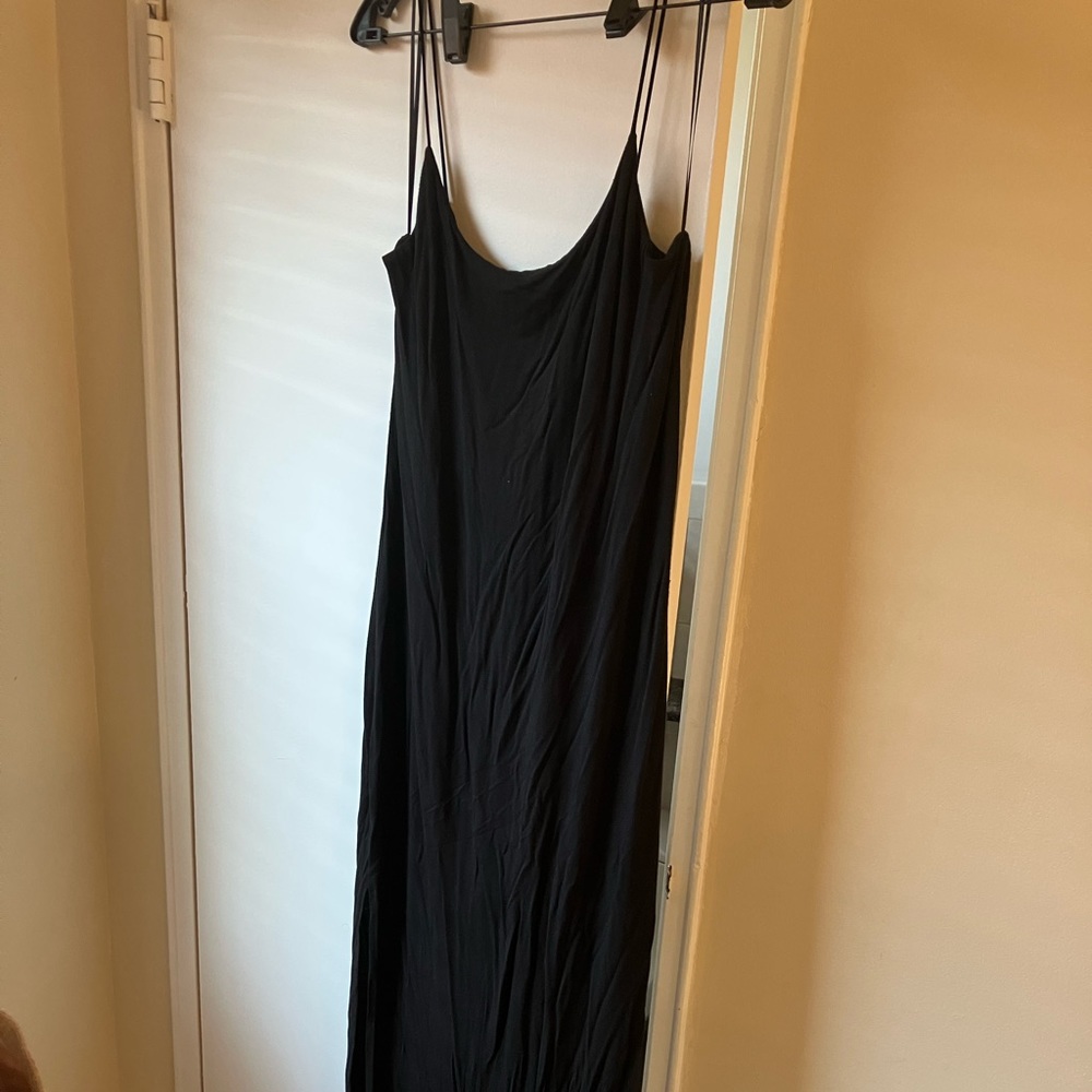 Black maxi dress